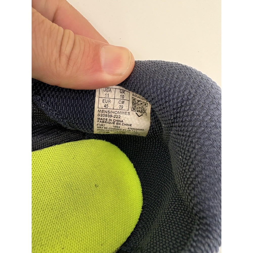 Saucony Endorphin Pro 4 Men's Size 11 Running Shoe 'Navy/Citron' S20939-222 - Picture 9 of 9